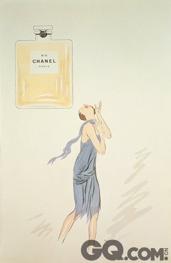 早在上世纪50年代，香奈儿香水公司就已享誉美国，并在许多新领域崭露头角。在当时，广告、摄影和电影被认为不可或缺的宣传媒体。但N°5彻底打破了女性香水的宣传习惯，于1953年首次在一个专题节目的广告插播时间中播放了电视广告片。这个令人难以臵信且极富远见的决定令香奈儿和N°5成为众人关注的焦点。
