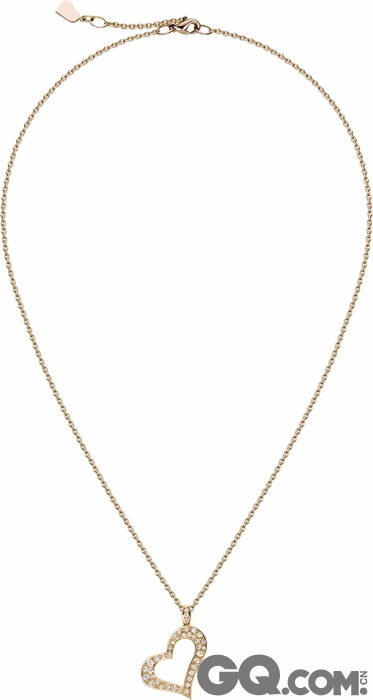 Piaget Heart系列吊坠18K玫瑰金；镶饰38颗明亮式切割钻石 （约 0.35克拉）；G33LB920；RMB 39,100