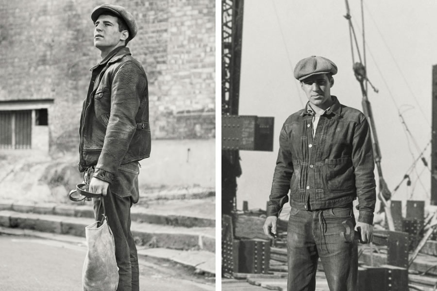 Levi’s Vintage Clothing是原始复古系列，强调拓荒者的牛仔精神。型录前半部分是富人的生活，而后半部分表现的是工人的辛苦劳动。这样的设计表达了Levi’s对原始旧式牛仔经典的传承，对于不同身份、场景都有着适合的设计。
