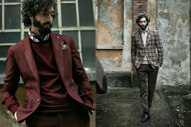 意大利男装品牌L.B.M. 1911推出了2015的秋冬大片，以破旧的街道与房间为背景，更凸显着服装的精美，这种颓与美的对比，使L.B.M. 1911的男装更加亮丽。拉长的衣领设计独具特色，与众不同的纹路设计，让它的细节不断地带给人惊喜。