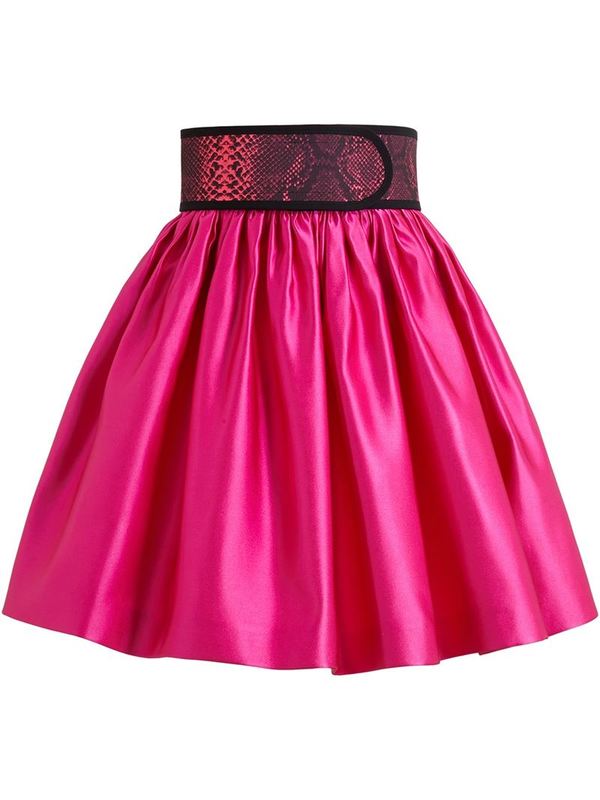 christopher kane belted a-line skirt