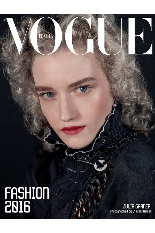 vogue italia, january 2016, featuring julia garner photographed