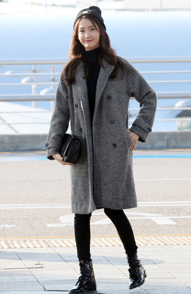 韩国女星 冬季怎样用大衣变得更美
