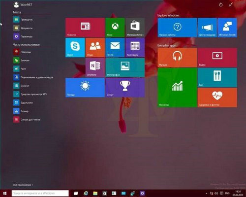 NO.8平板模式

微软的产品伴随着Windows也在成长，Windows 10同样为触控屏设备提供服务。专门的平板模式对比PC模式开始菜单和应用都将全屏运行。
