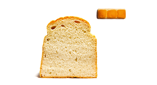 Toast bread 白吐司最常见的主食面包，几乎每个面包店都有切片装袋出售。