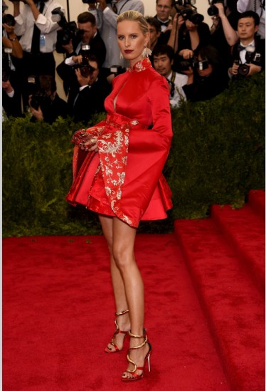 tommy hilfiger夫妇参加2015 met gala