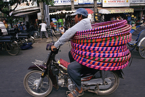 摩托车王国越南的街头奇景