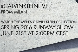 2016春夏米兰男装周 Calvin Klein Collection秀场直播