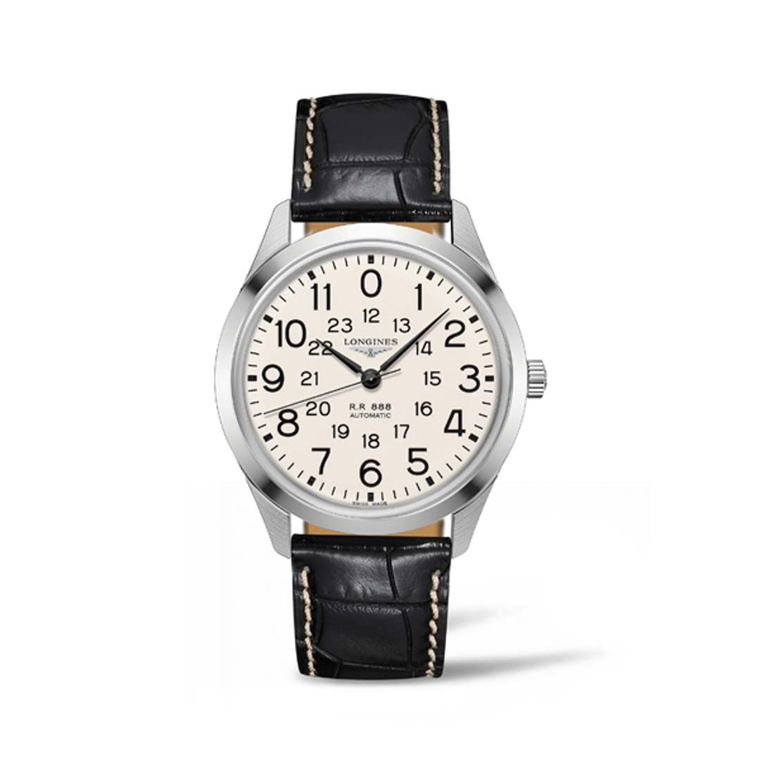 浪琴经典复刻系列铁路腕表