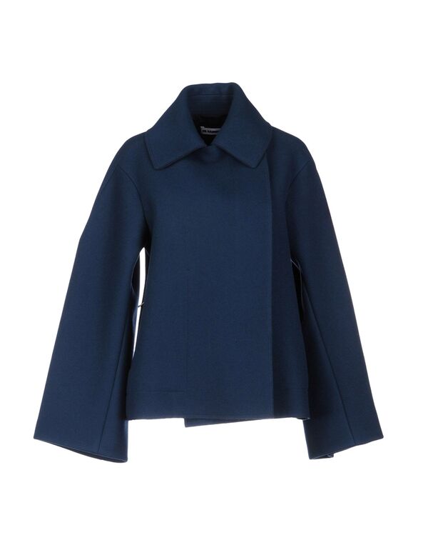 孔雀绿 jil sander 大衣