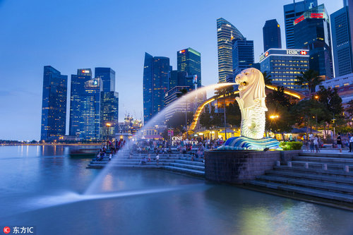 圣淘沙鱼尾狮塔