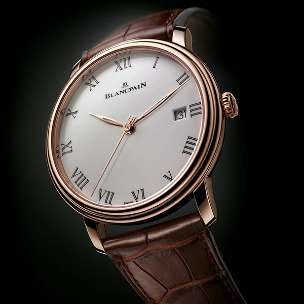 经典面庞不凡表情blancpain宝珀大三针腕表