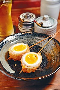 日本鸡蛋猪肉卷串